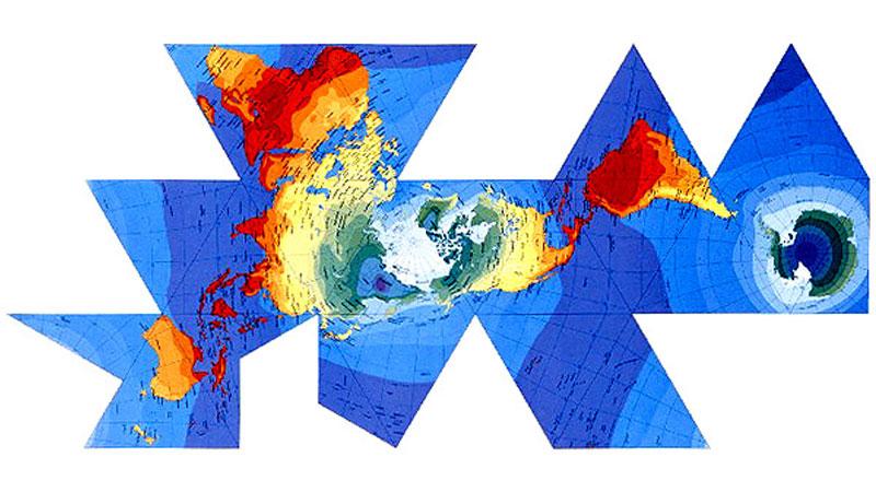 Dymaxion World Map © Richard Buckminster Fuller