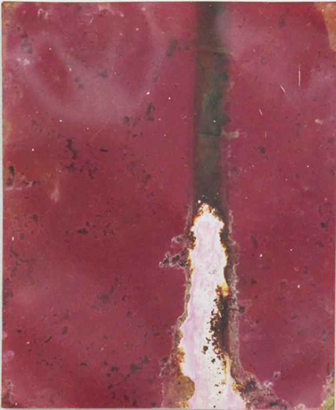 Ryan Foerster, Untitled, 2012, corroded c-print, 10 x 8 inches unique work © Ryan Foerster