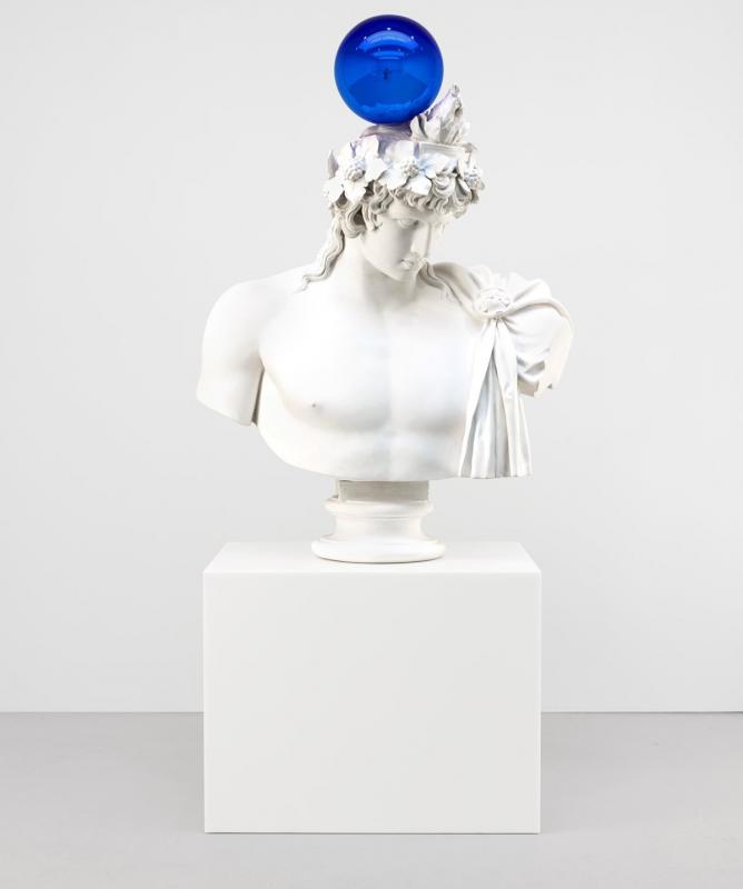 Gazing Ball (Antinous-Dionysus) plaster and glass 2013 © Jeff Koons