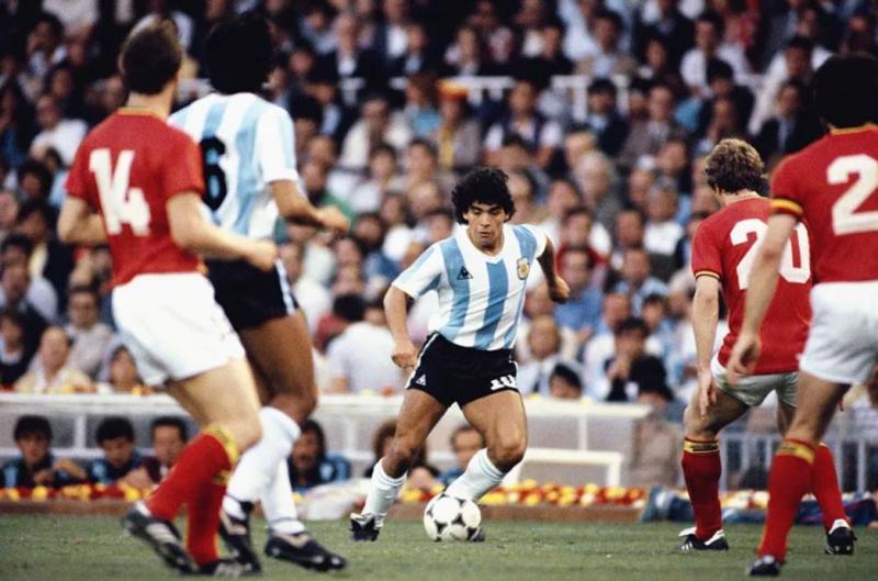 Argentine vs Belgique pendant la coupe du monde 1982 en Espagne © Hulton Archive - Getty