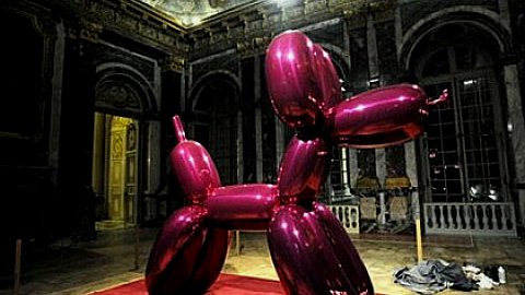 Jeff Koons au château de Versailles © DR