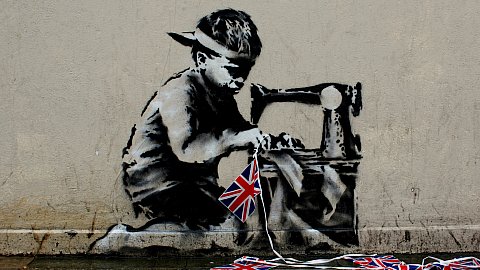 Banksy - Slave Labour, 2012 © Banksy
