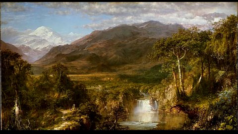 « Au cœur des Andes » (1859), Frederic Edwin Church (1826–1900), The Met (domaine public)