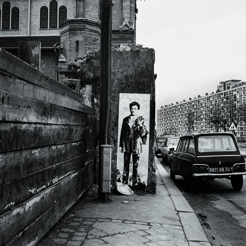 Ernest Pignon Ernest, Rimbaud in situ, sérigraphie 1978-1979 © Ernest Pignon Ernest