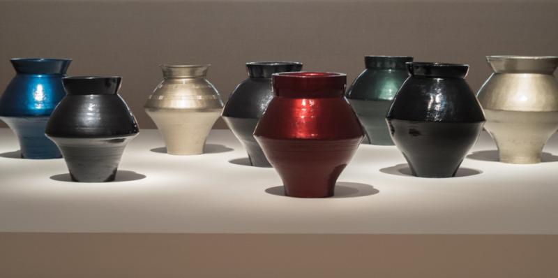 Ai Weiwei - Han Dynasty Vases with Auto Paint 2014 © Ai Weiwei/Martin-Gropius-Bau. Photos © Mathias Volzke