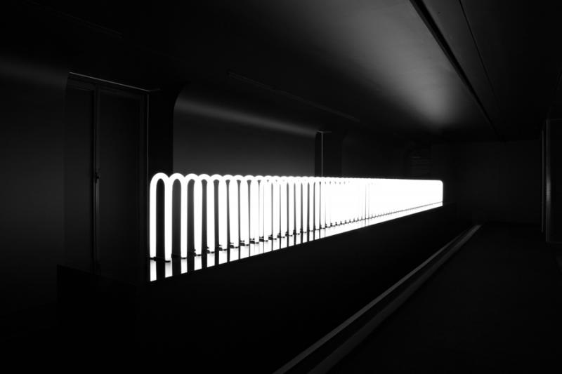 Exposition Astralis 2014- Børre Sæthre : Untitled [ Arches of Solaris ], 2014. Courtesy : Børre Sæthre & Galerie LOEVENBRUCK. Photo © Pauline Guyon / Louis Vuitton