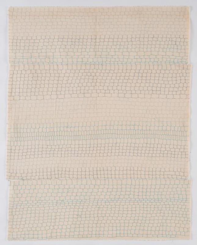 Hessie,Série Grillages, ’Tubino 4834’1975-80 © Galerie Arnaud Lefebvre