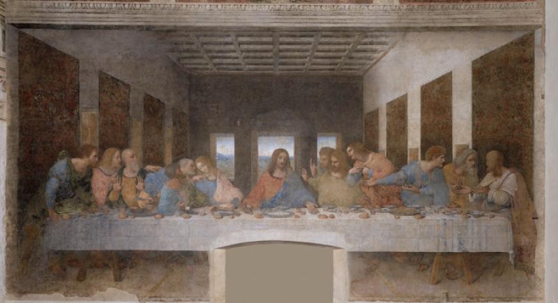 Léonard de Vinci, La Cène, 1494-1498 © DR