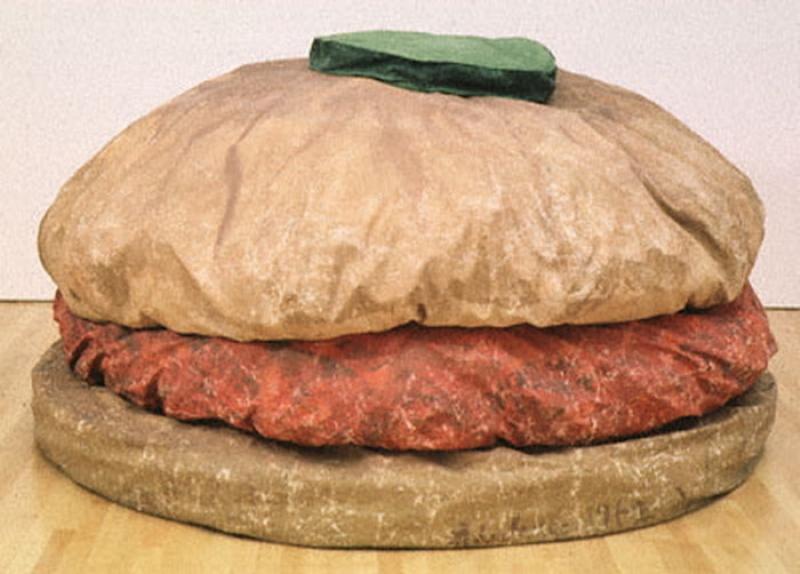 Claes Oldenburg, Floor Burger, 1962 © DR