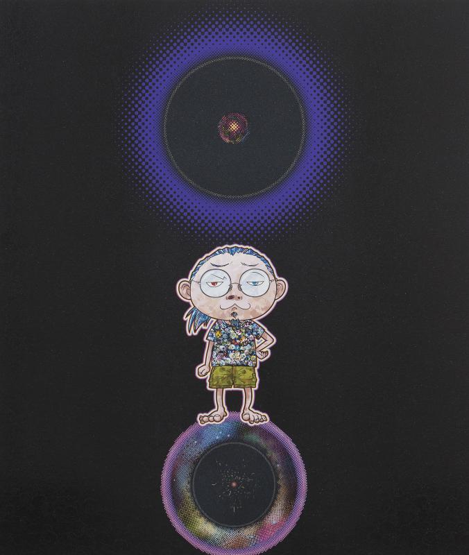 Takashi MURAKAMI “Ensō: At Our Side, Bending Space-time, 2015 © Takashi Murakami/Kaikai Kiki Co.Courtesy Galerie Perrotin
