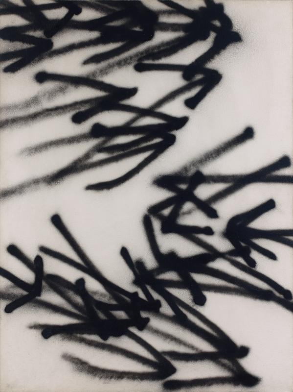 Martin BARRE, 63-F-5, 1963, Collection Michel Fedoroff, adjugé 715 800 €  estimation 150 000-250 000 € record du monde pour une œuvre de l’artiste vendue aux enchères © Artcurial