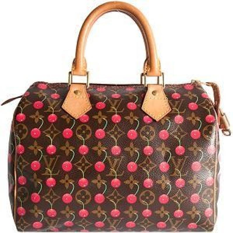 Louis Vuitton Monogram Cerises Speedy 25 Satchel Handbag © Louis Vuitton Monogram Cerises Speedy 25 Satchel Handbag