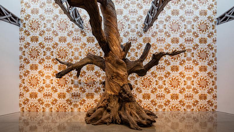 Vue d’installation, Ai Weiwei 2016 - Roots and Branches © Courtesy Mary Boone Gallery