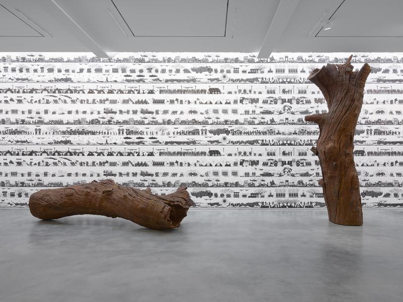 Vue d’installation, Ai Weiwei, Roots and Branches © Courtesy Lisson Gallery New York