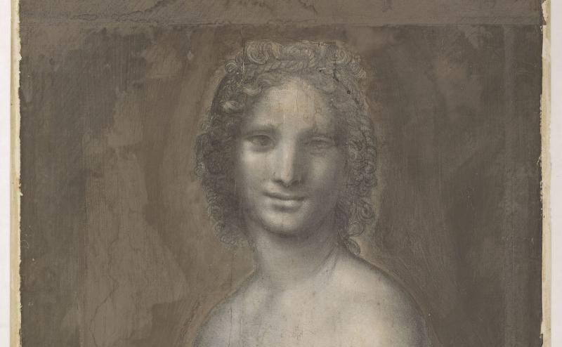 Atelier de Léonard de Vinci, La Joconde nue (détails) 
Chantilly, musée Condé, DE-32 © RMN-Grand Palais domaine de Chantilly-Michel Urtado18-542566